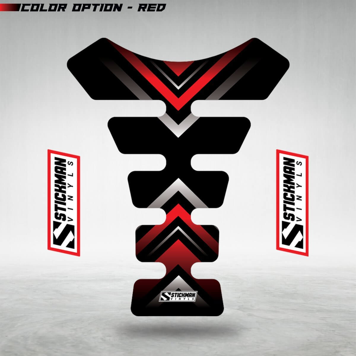 REVO Motorcycle Tank Pad - Stickman Vinyls