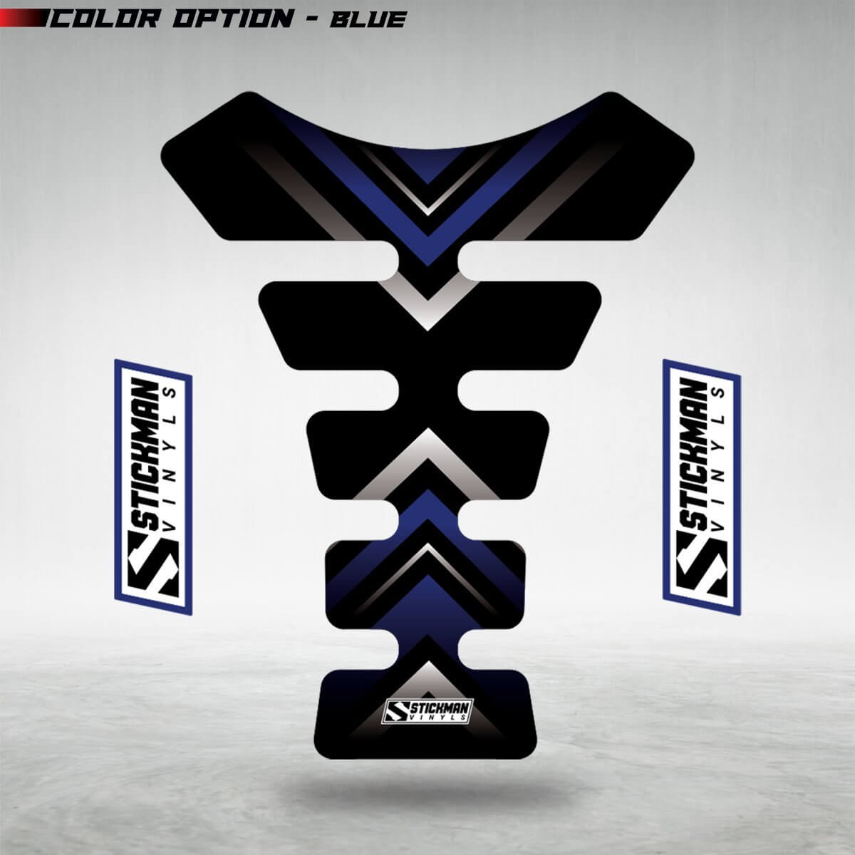 REVO Motorcycle Tank Pad - Stickman Vinyls