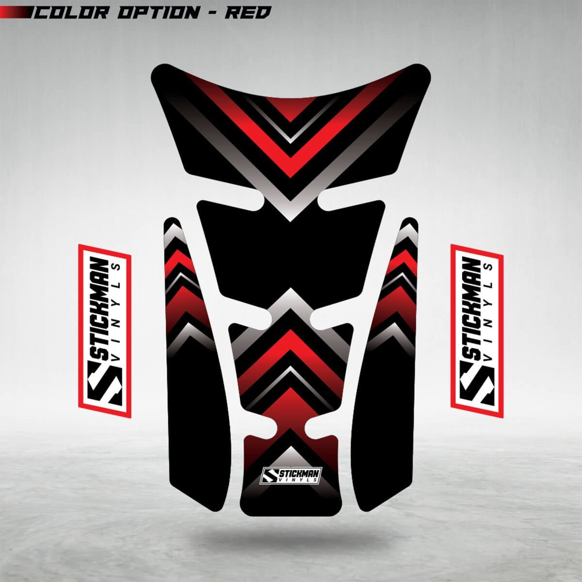 REVO Motorcycle Tank Pad - Stickman Vinyls