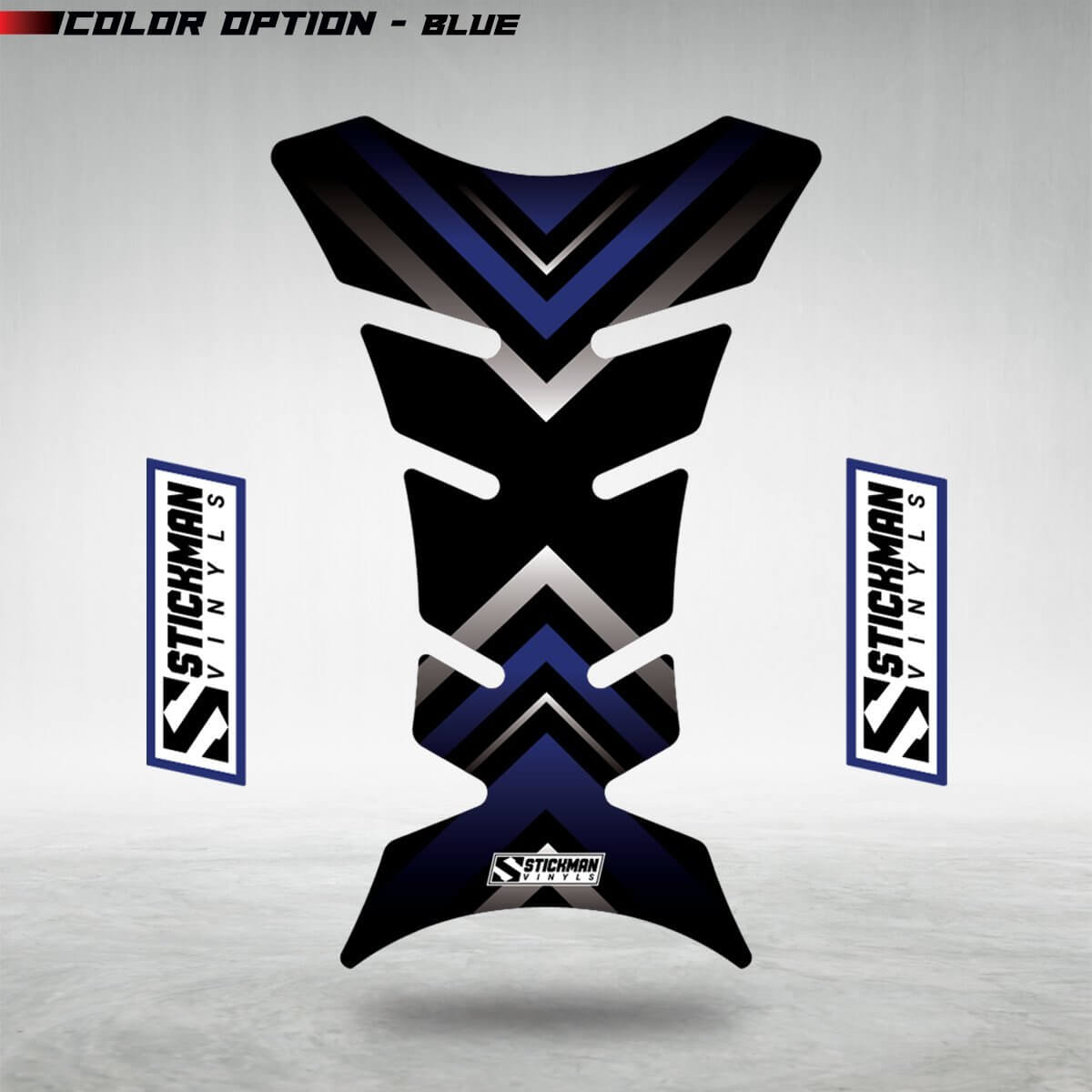 REVO Motorcycle Tank Pad - Stickman Vinyls