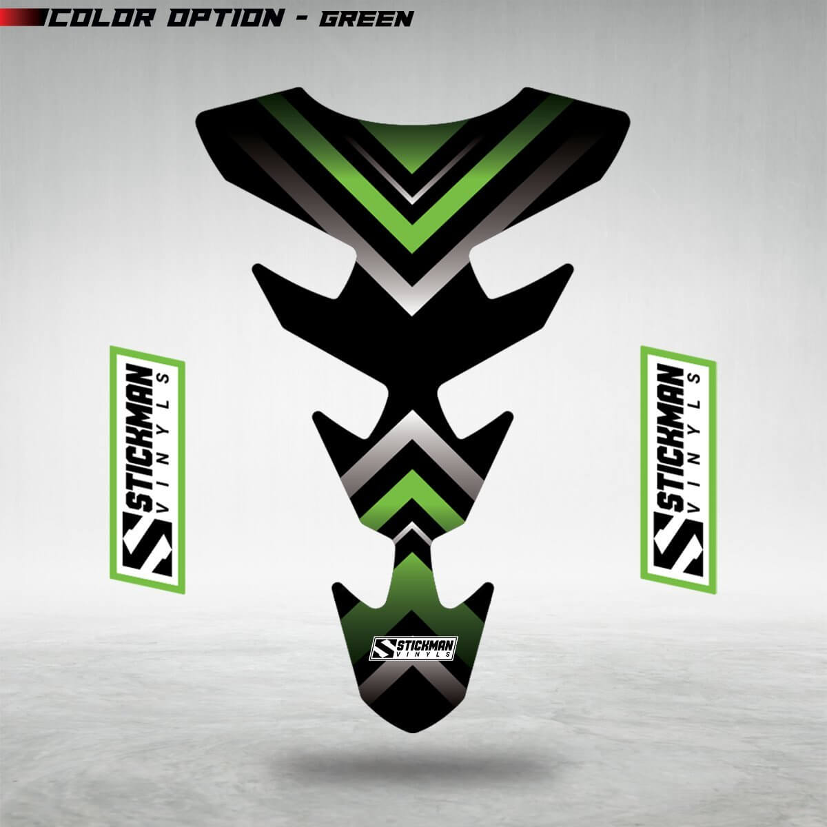 REVO Motorcycle Tank Pad - Stickman Vinyls