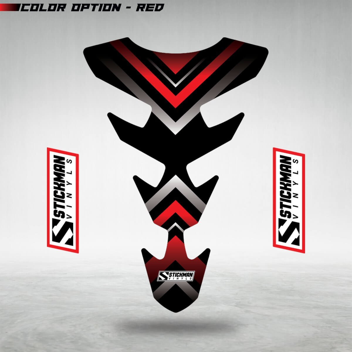REVO Motorcycle Tank Pad - Stickman Vinyls