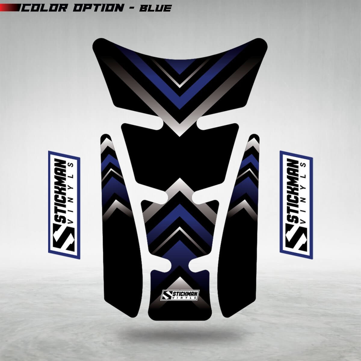 REVO Motorcycle Tank Pad - Stickman Vinyls