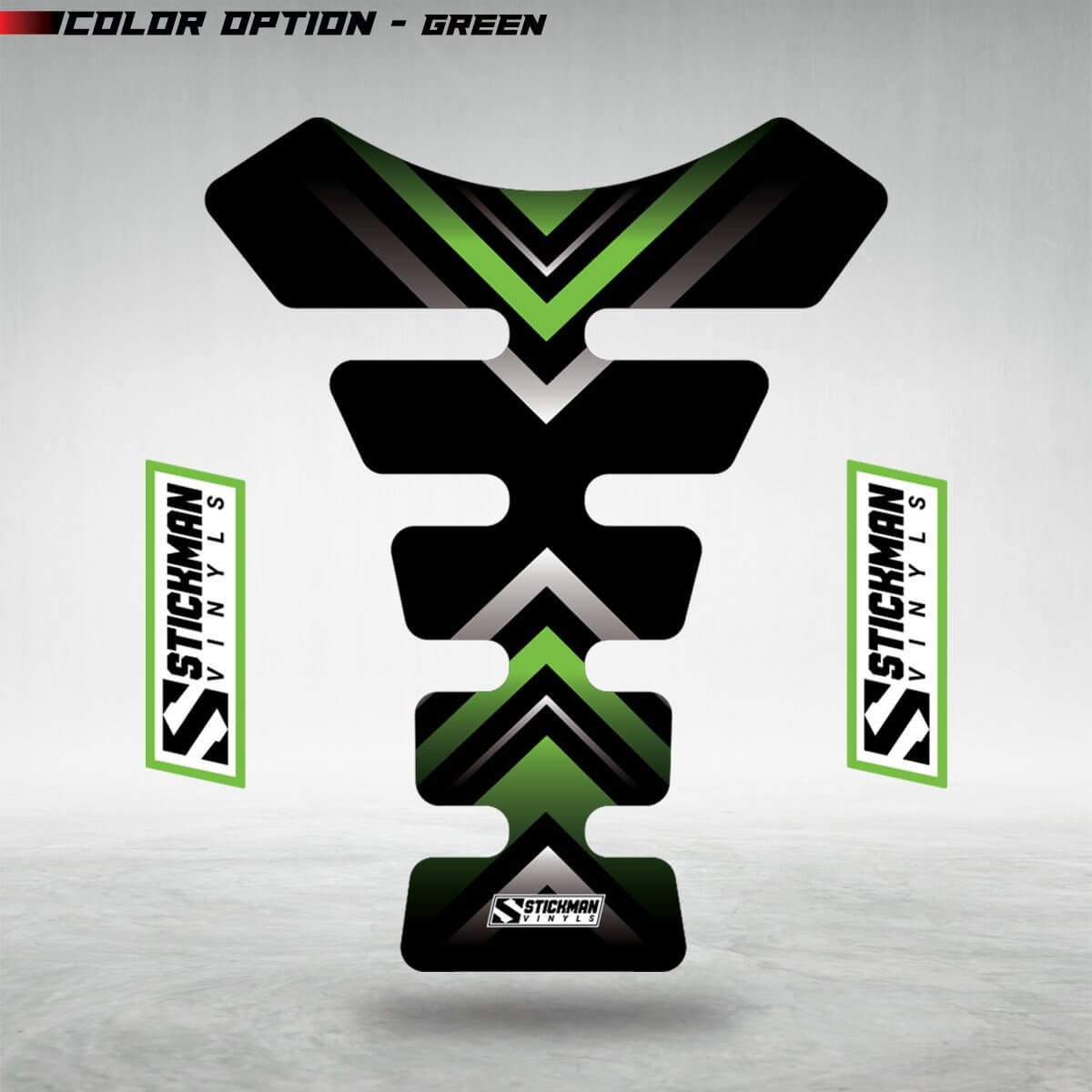 REVO Motorcycle Tank Pad - Stickman Vinyls