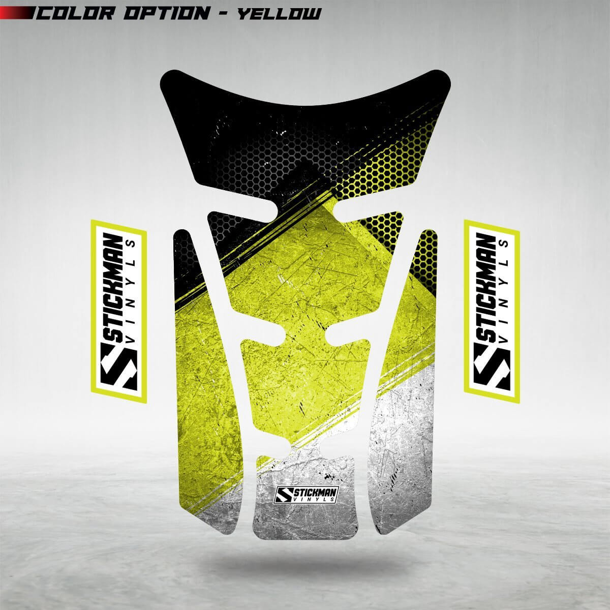 SKID Motorcycle Tank Pad - Stickman Vinyls