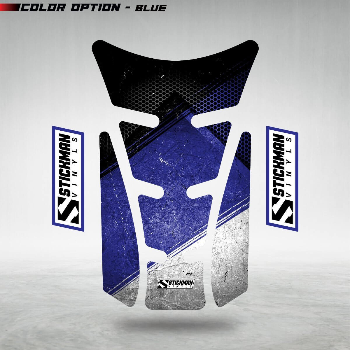 SKID Motorcycle Tank Pad - Stickman Vinyls