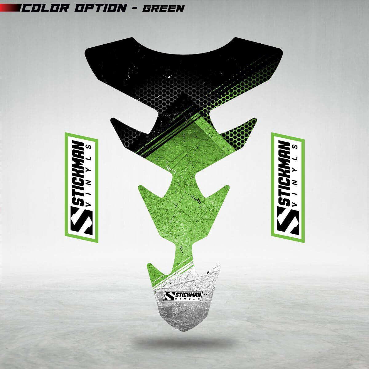SKID Motorcycle Tank Pad - Stickman Vinyls
