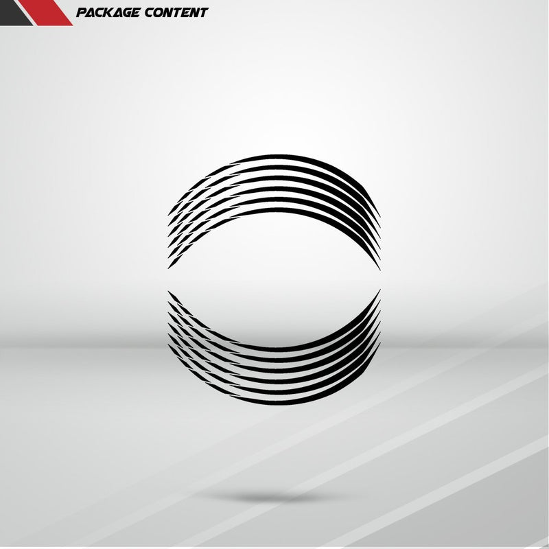 Streak Outer Rim Liner Stripe - Motorcycle stickers and decals