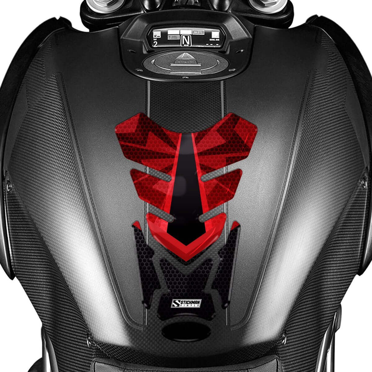 STYX Motorcycle Tank Pad - Stickman Vinyls