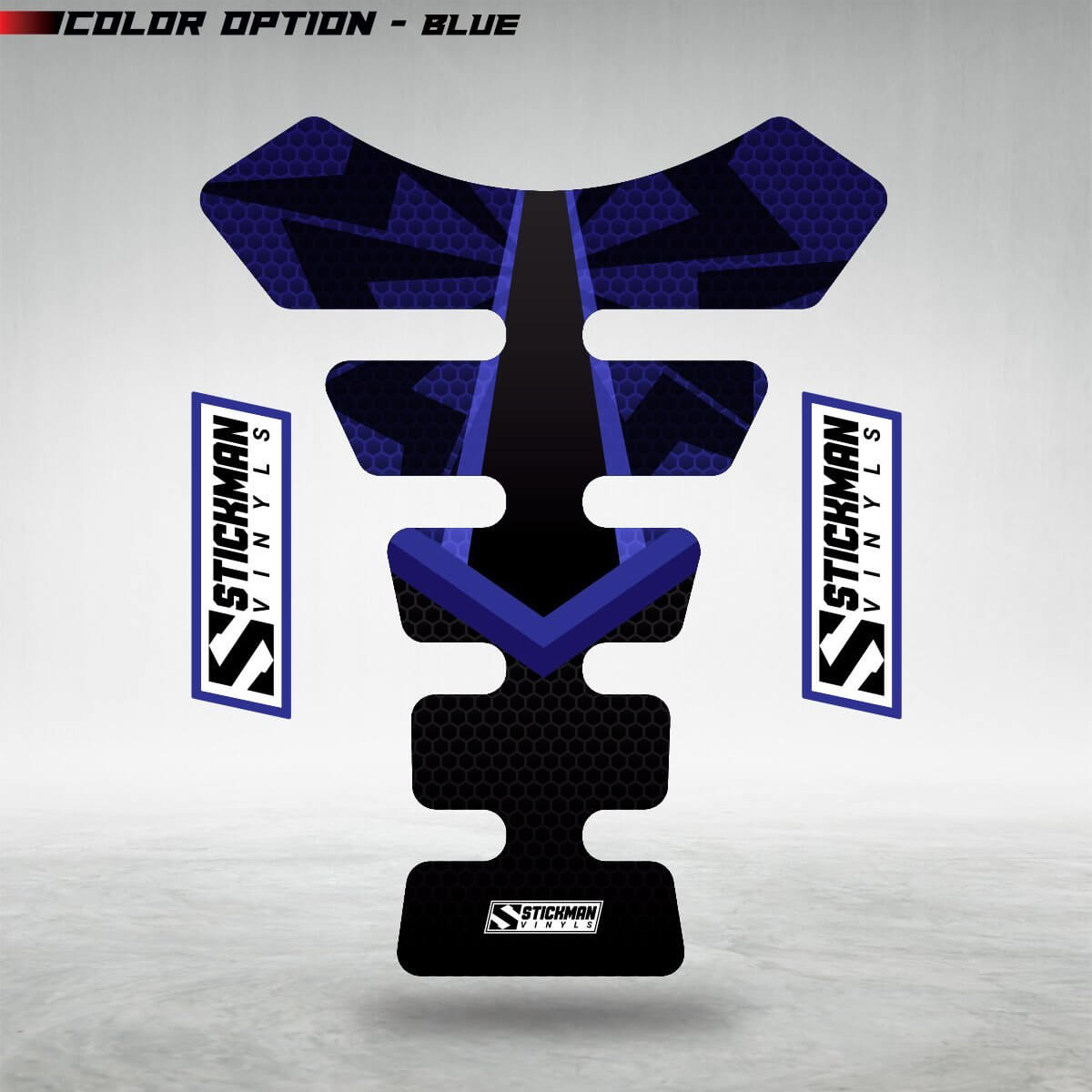 STYX Motorcycle Tank Pad - Stickman Vinyls