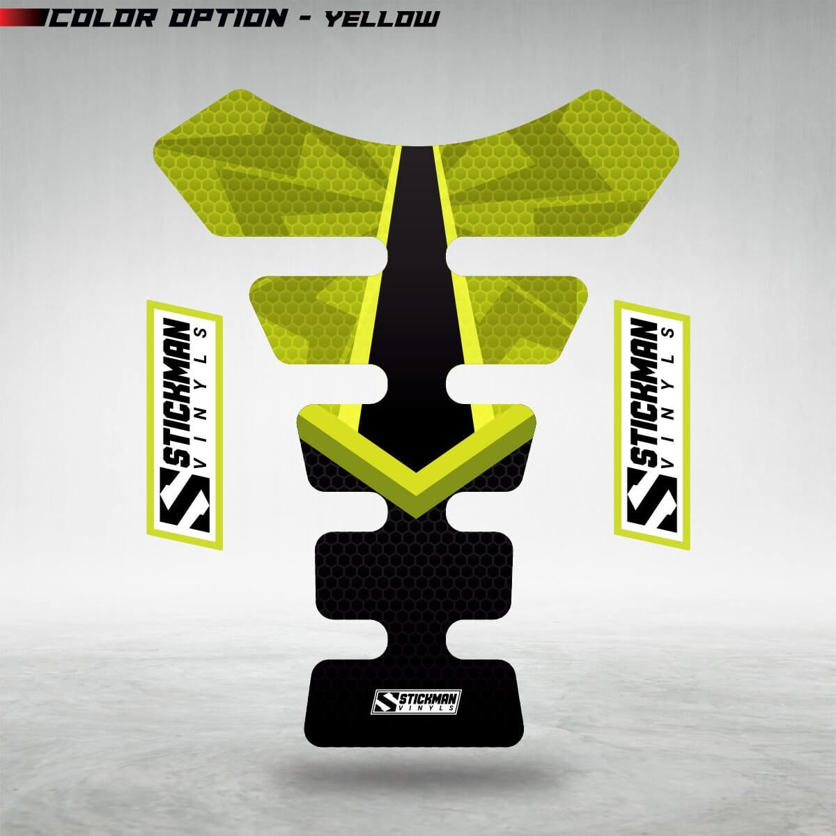STYX Motorcycle Tank Pad - Stickman Vinyls