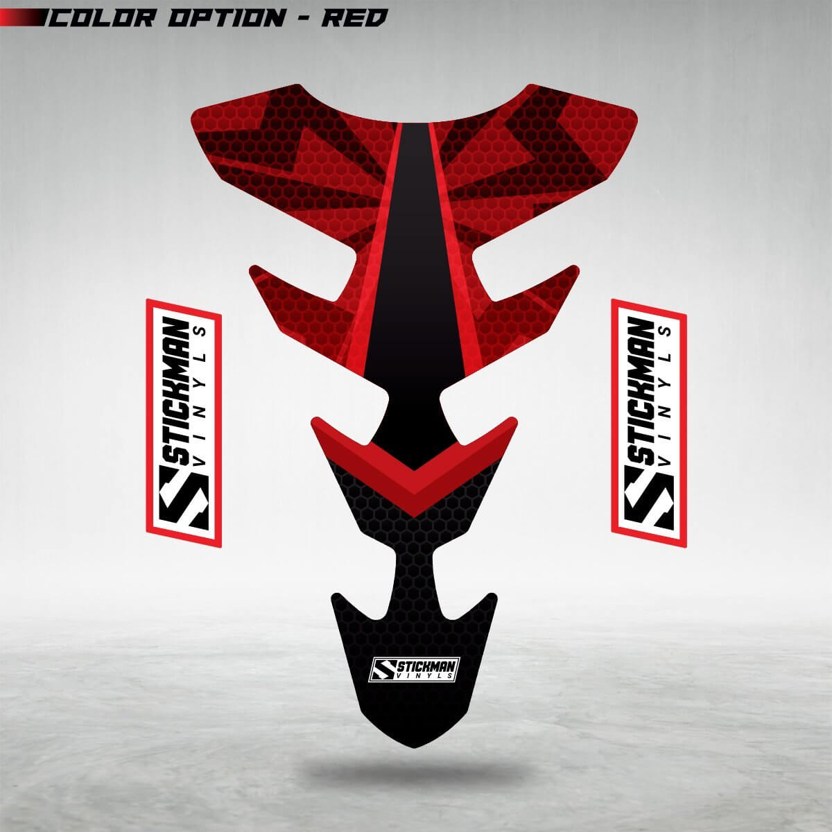 STYX Motorcycle Tank Pad - Stickman Vinyls
