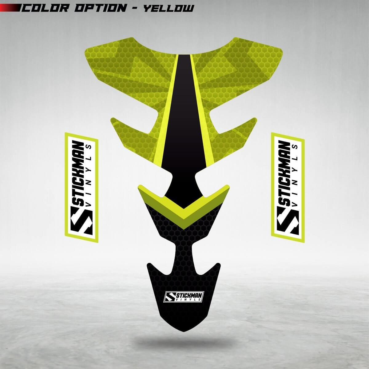 STYX Motorcycle Tank Pad - Stickman Vinyls