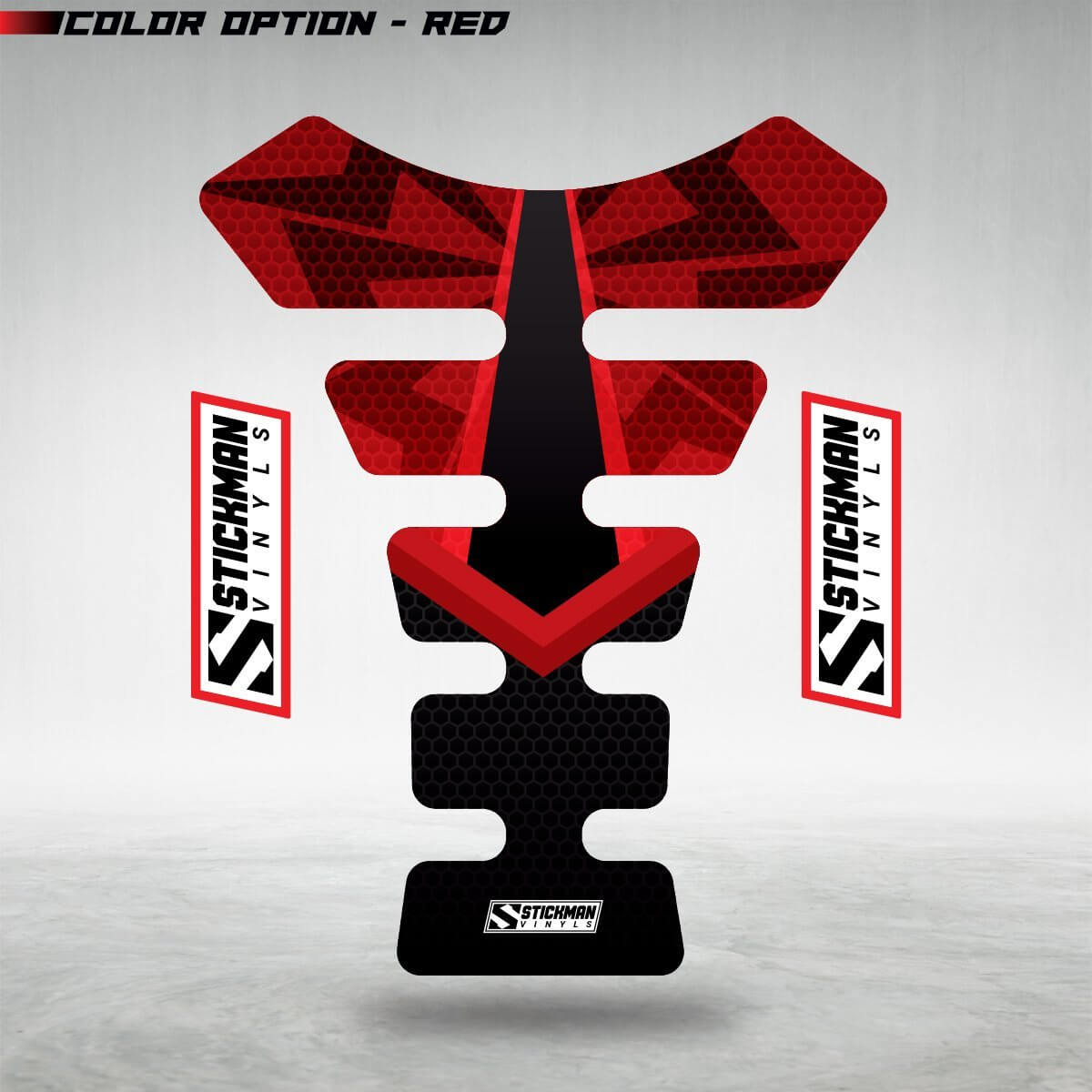STYX Motorcycle Tank Pad - Stickman Vinyls