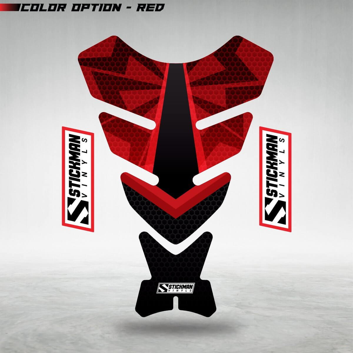 STYX Motorcycle Tank Pad - Stickman Vinyls