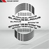 Suzuki Gladius Motorcycle Rim Wheel Decal Accessory Sticker - Motorcycle stickers and decals