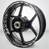 Suzuki GSX R Motorcycle Rim Wheel Decal Accessory Sticker - Motorcycle stickers and decals
