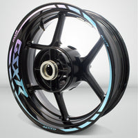 Suzuki GSX R Motorcycle Rim Wheel Decal Accessory Sticker - Motorcycle stickers and decals