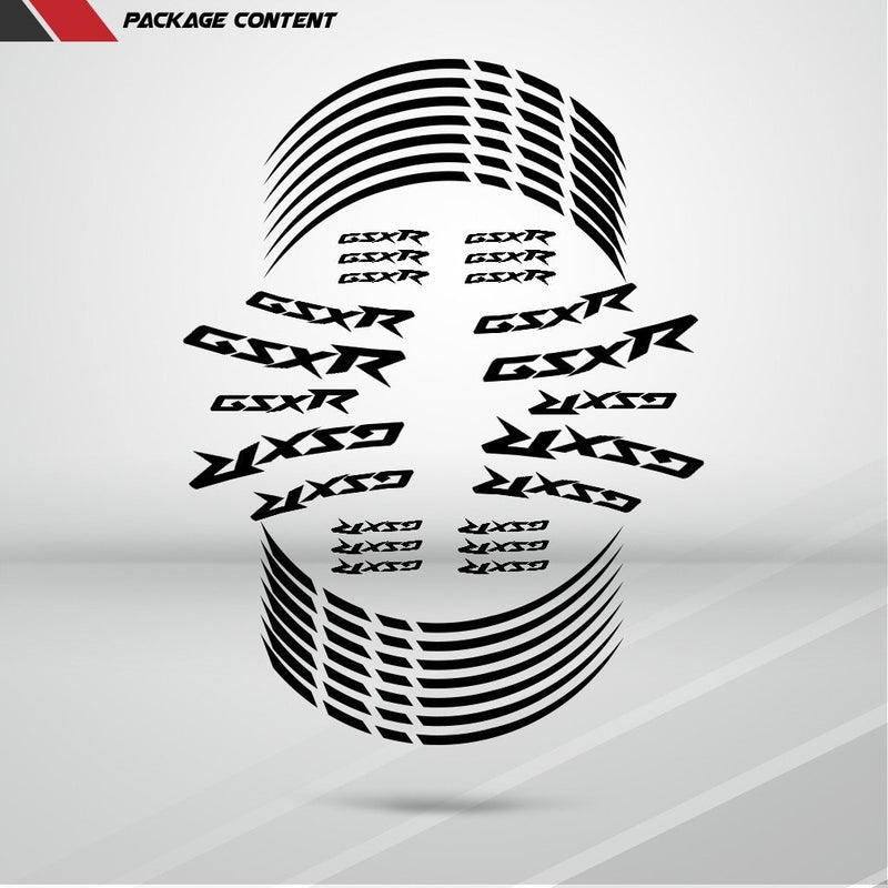 Suzuki GSX R Motorcycle Rim Wheel Decal Accessory Sticker - Motorcycle stickers and decals