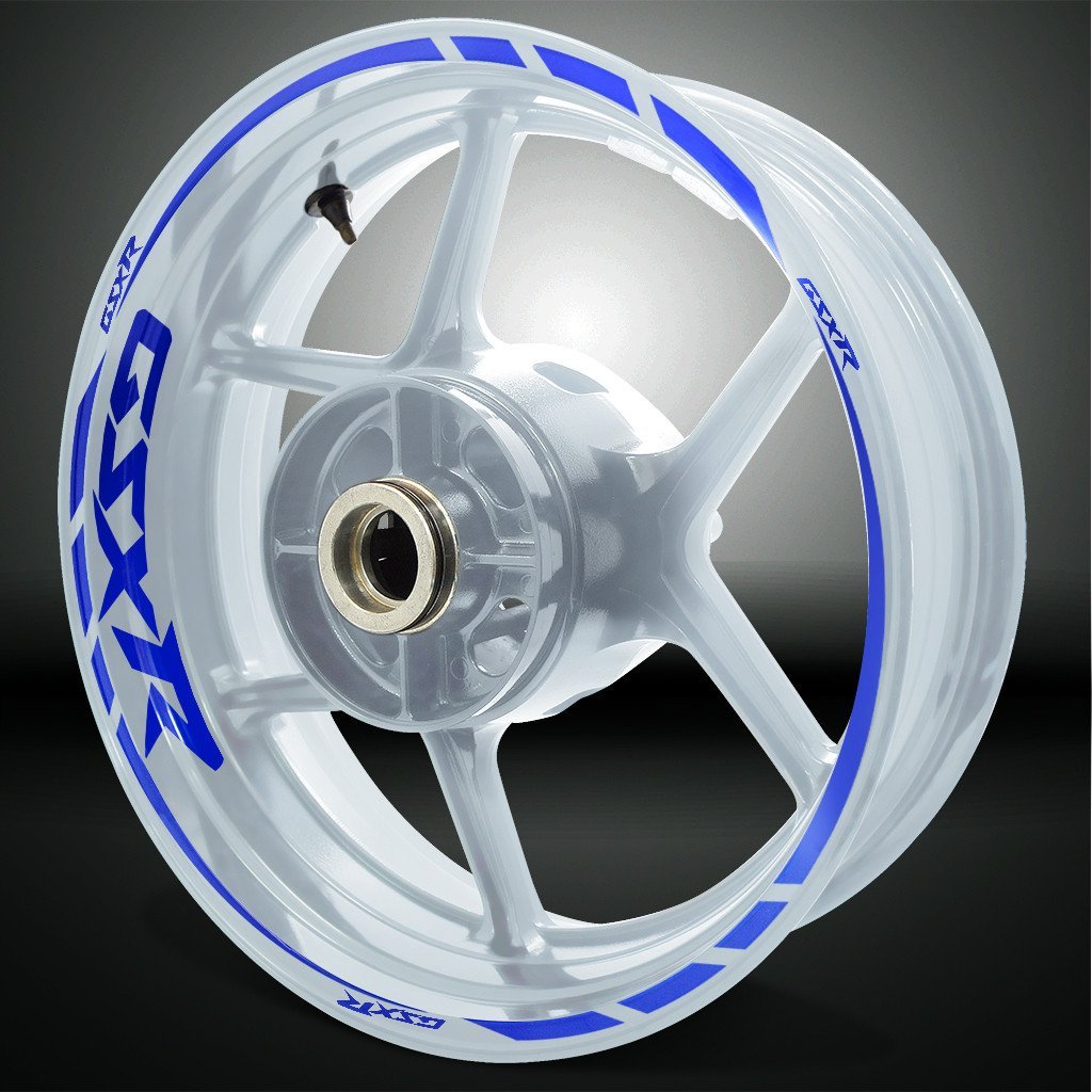 Suzuki GSX R Motorcycle Rim Wheel Decal Accessory Sticker - Stickman Vinyls