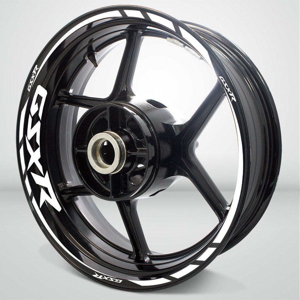 Suzuki GSX R Motorcycle Rim Wheel Decal Accessory Sticker - Motorcycle stickers and decals