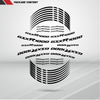 Suzuki GSXR 1000 Motorcycle Rim Wheel Decal Accessory Sticker - Motorcycle stickers and decals