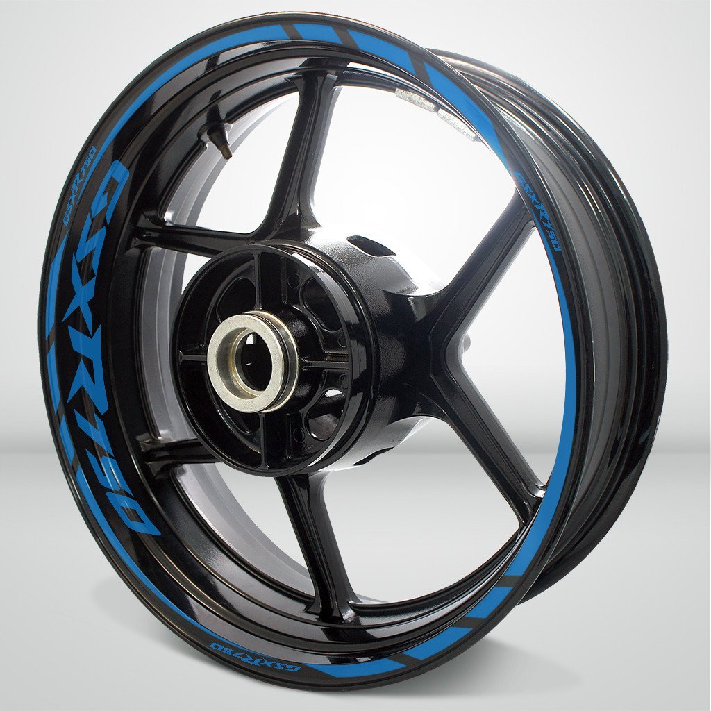 Suzuki GSXR 750 Motorcycle Rim Wheel Decal Accessory Sticker - Stickman Vinyls
