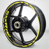 Suzuki GSXR 750 Motorcycle Rim Wheel Decal Accessory Sticker - Motorcycle stickers and decals