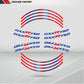 Suzuki GSXR 750 Wheel Rim Sticker Decal Stripe Motorcycle Bike MM-Kit v2 - Stickman Vinyls