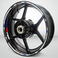 Suzuki GSXR 750 Wheel Rim Sticker Decal Stripe Motorcycle Bike MM-Kit v3 - Stickman Vinyls