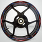 Suzuki Hayabusa Wheel Rim Sticker Decal Stripe Motorcycle Bike MM-Kit v1 - Stickman Vinyls