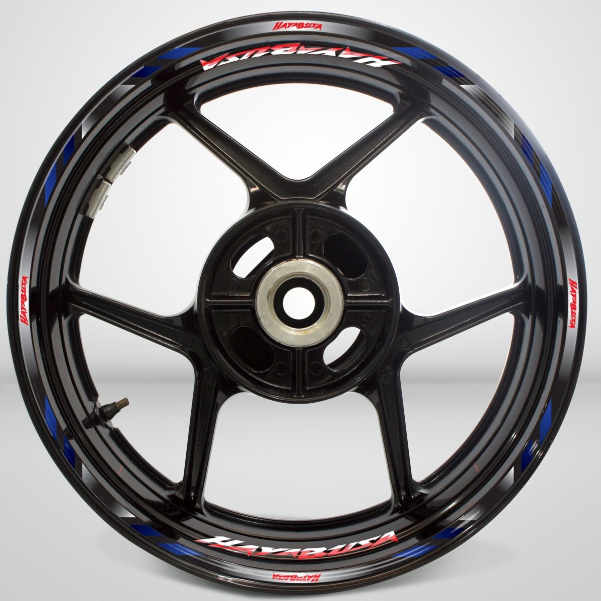 Suzuki Hayabusa Wheel Rim Sticker Decal Stripe Motorcycle Bike MM-Kit v2 - Stickman Vinyls