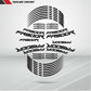 Suzuki RF900R Motorcycle Rim Wheel Decal Accessory Sticker - Stickman Vinyls