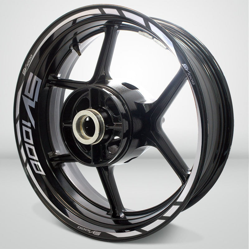 Suzuki SV 1000 Motorcycle Rim Wheel Decal Accessory Sticker - Motorcycle stickers and decals