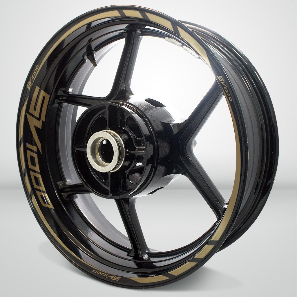 Suzuki SV 1000 Motorcycle Rim Wheel Decal Accessory Sticker - Motorcycle stickers and decals