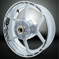 Suzuki SV 1000 Motorcycle Rim Wheel Decal Accessory Sticker - Motorcycle stickers and decals