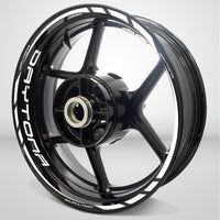 Triumph Daytona Motorcycle Rim Wheel Decal Accessory Sticker - Motorcycle stickers and decals