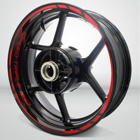 Triumph Speed Triple Motorcycle Rim Wheel Decal Accessory Sticker - Motorcycle stickers and decals