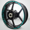 Triumph Speed Triple Motorcycle Rim Wheel Decal Accessory Sticker - Motorcycle stickers and decals