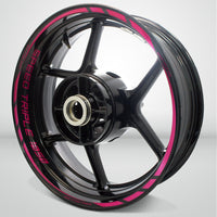Triumph Speed Triple Motorcycle Rim Wheel Decal Accessory Sticker - Motorcycle stickers and decals