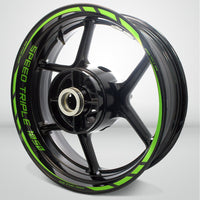 Triumph Speed Triple Motorcycle Rim Wheel Decal Accessory Sticker - Motorcycle stickers and decals