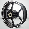 Triumph Speed Triple Motorcycle Rim Wheel Decal Accessory Sticker - Motorcycle stickers and decals