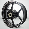 Triumph Speed Triple Motorcycle Rim Wheel Decal Accessory Sticker - Motorcycle stickers and decals