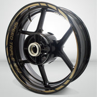 Triumph Speed Triple Motorcycle Rim Wheel Decal Accessory Sticker - Motorcycle stickers and decals