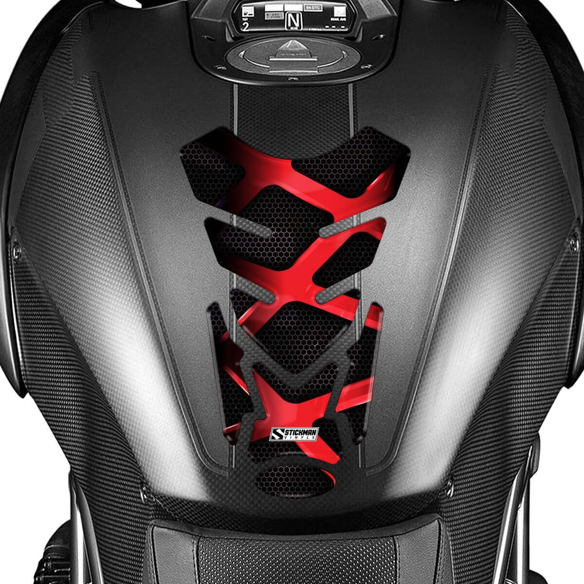 VENOM Motorcycle Tank Pad - Stickman Vinyls
