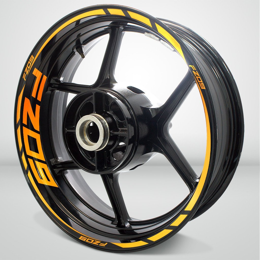 Yamaha FZ09 Motorcycle Rim Wheel Decal Accessory Sticker - Motorcycle stickers and decals