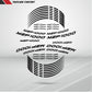 Yamaha YZF 1000 Motorcycle Rim Wheel Decal Accessory Sticker - Stickman Vinyls