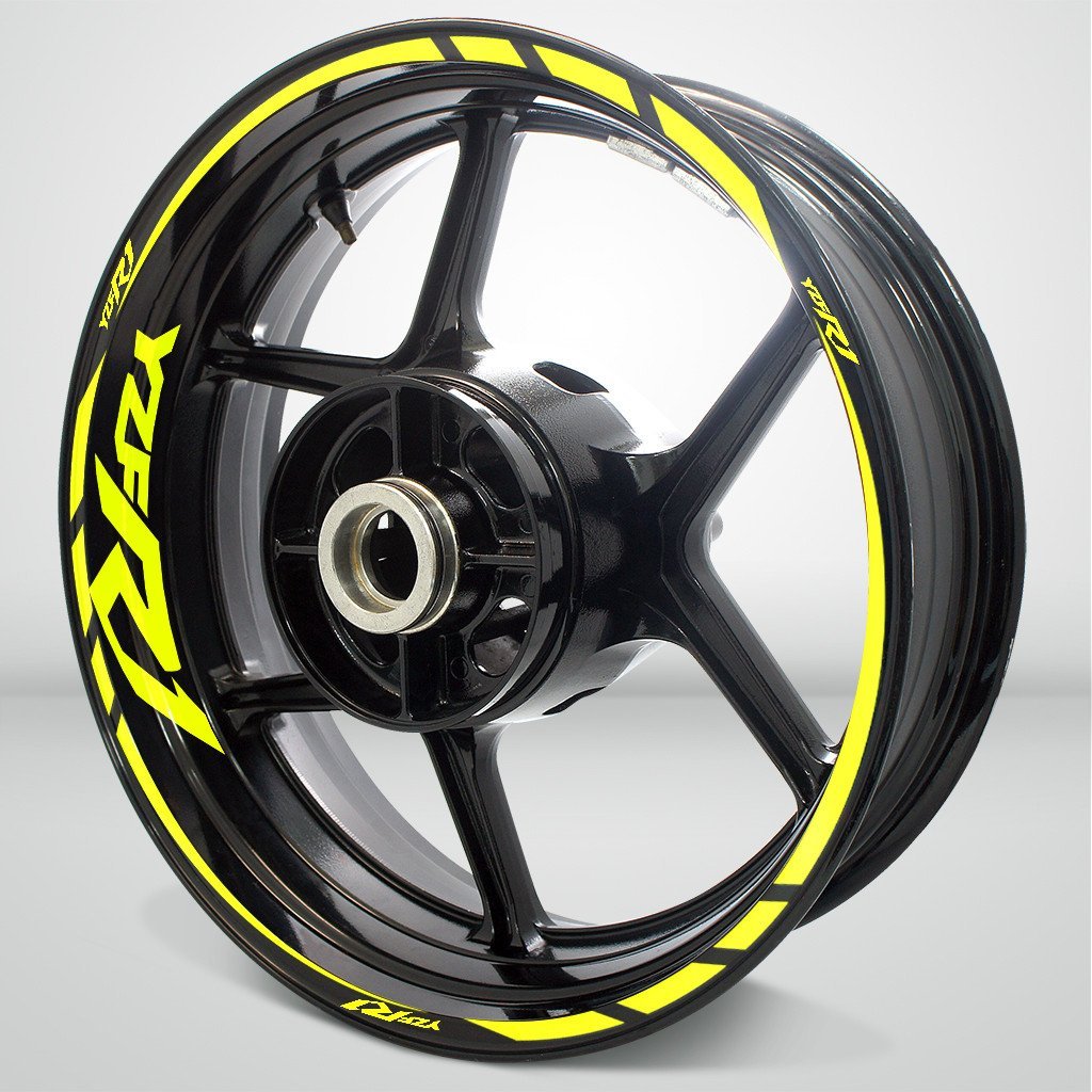 Yamaha YZF R1 Motorcycle Rim Wheel Decal Accessory Sticker - Motorcycle stickers and decals
