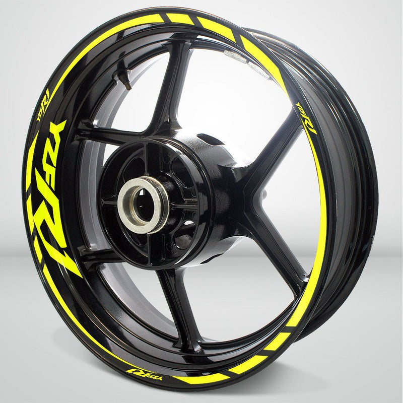 Yamaha YZF R1 Motorcycle Rim Wheel Decal Accessory Sticker - Motorcycle stickers and decals