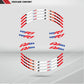 Yamaha YZF R1 Wheel Rim Sticker Decal Stripe Motorcycle Bike MM-Kit v1 - Stickman Vinyls